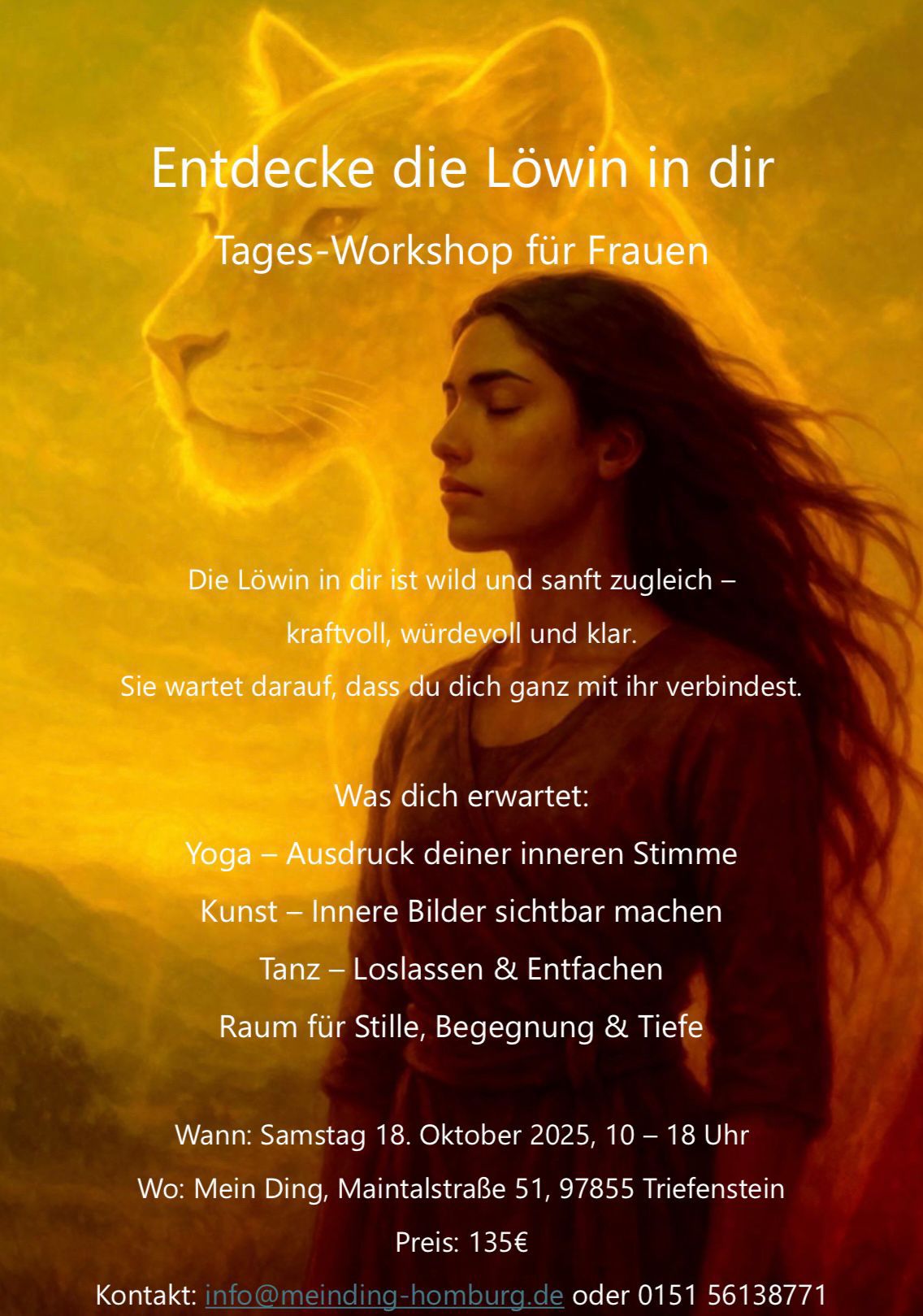 Entdecke die Löwin in dir